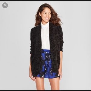 Chenille Open Cardigan